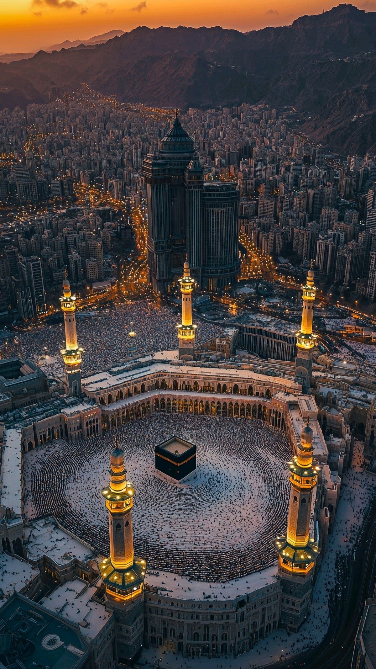 Al-Masjid al-Haram and the Kaaba in Makkah